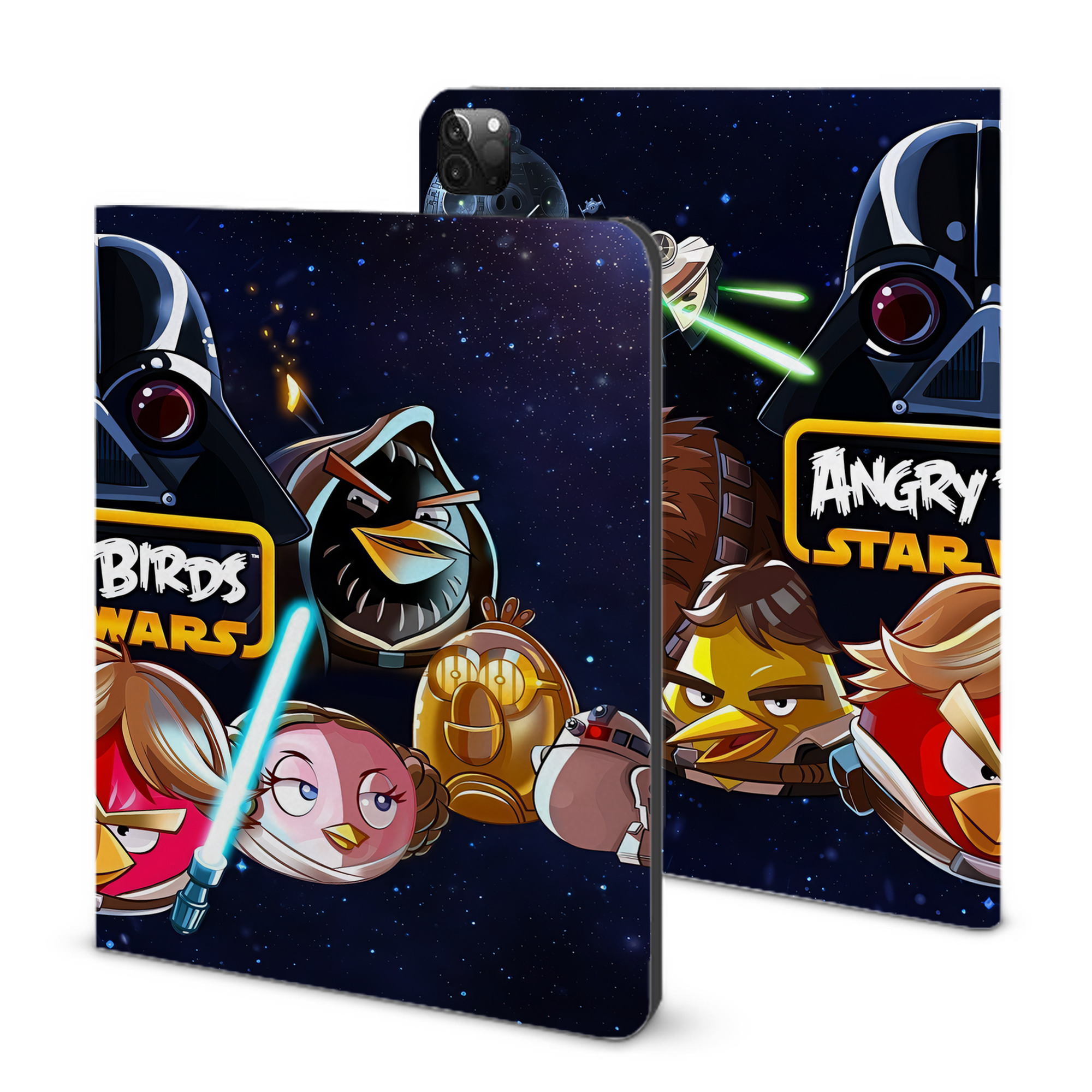 （画像用） Angry Birds アングリーバード IPadケース ペンホルダー付き ブックスタイルデザイン